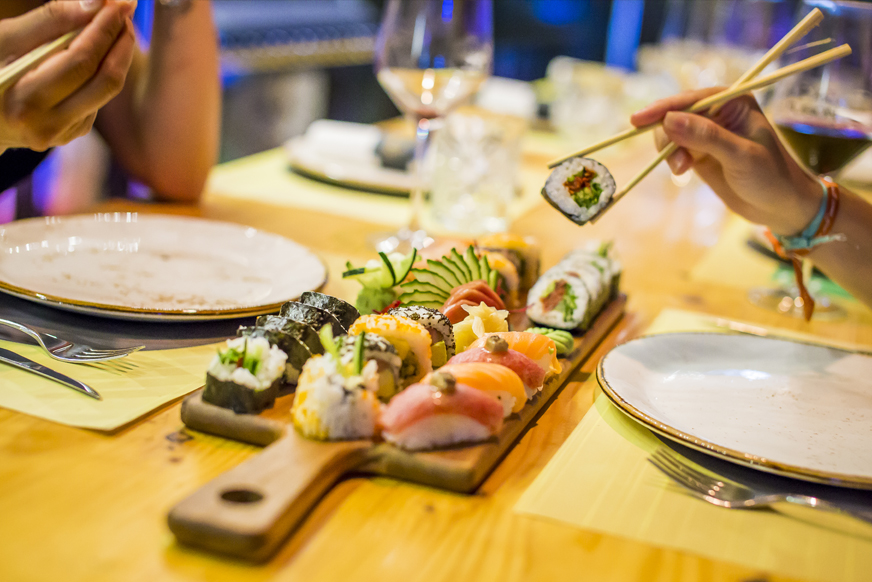 Cómo comer sushi correctamente