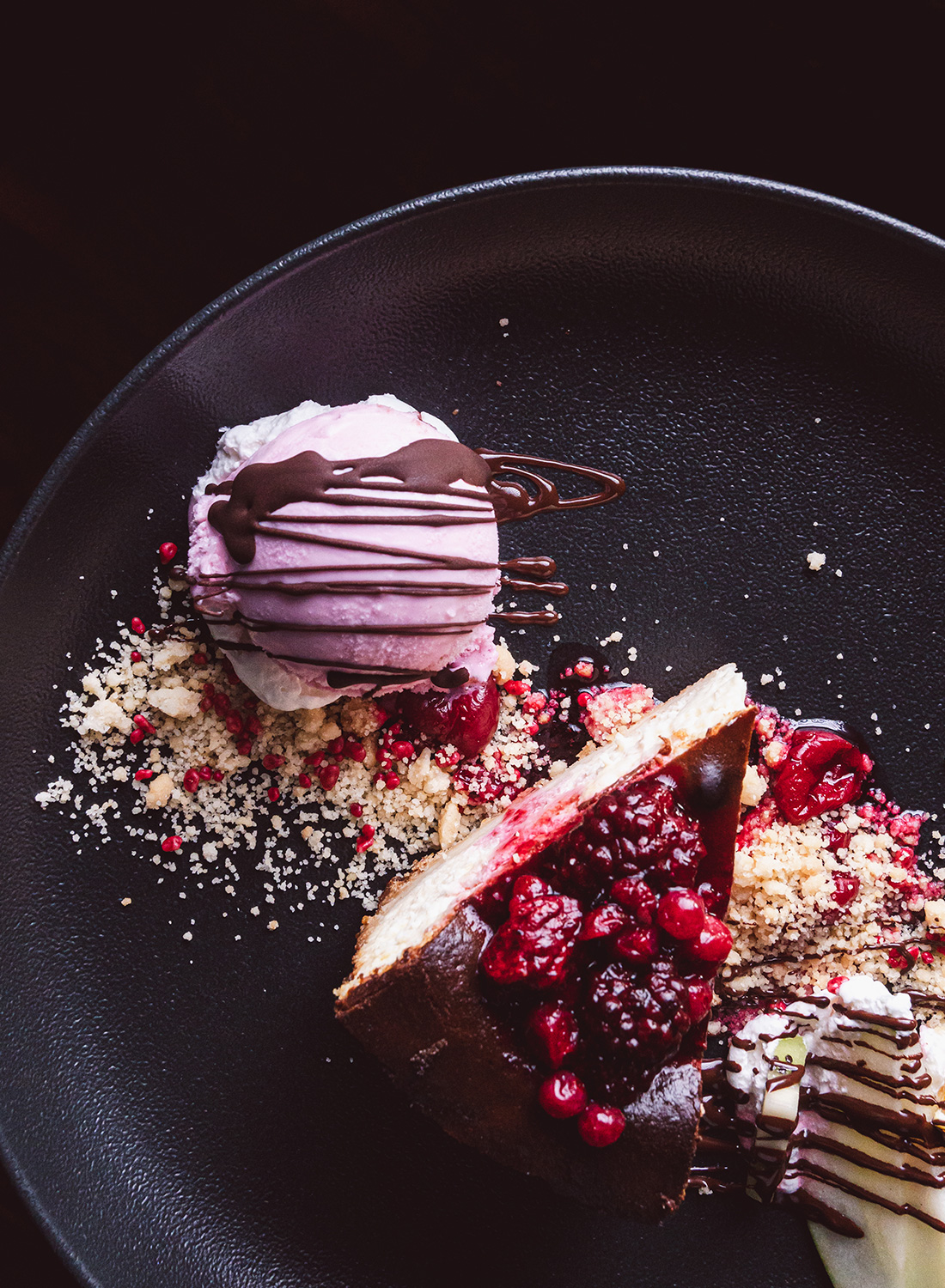Tarta de Queso con Frutos Rojos