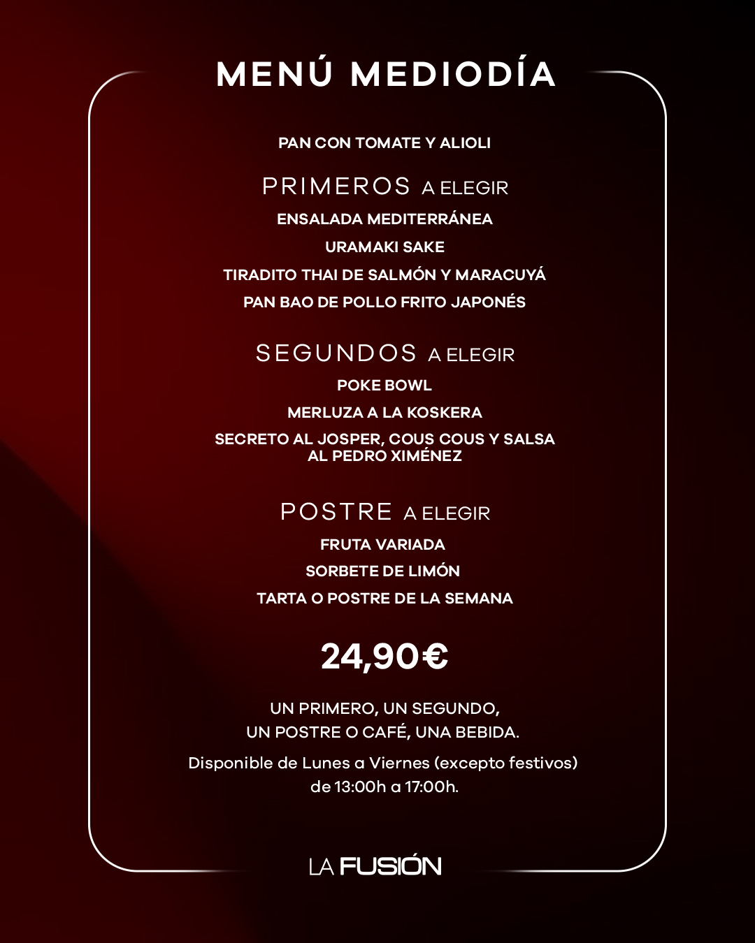 Menú POST